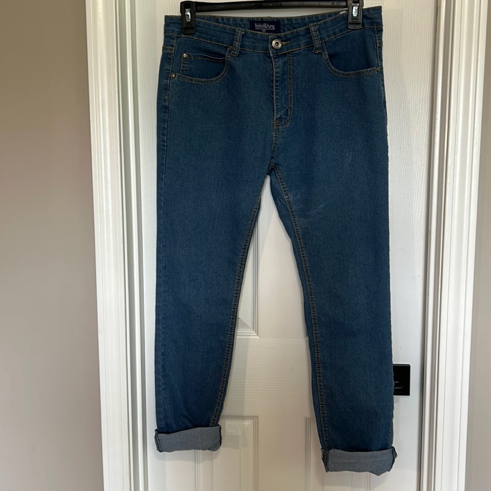 Folded & Hung Cuffed Jeans